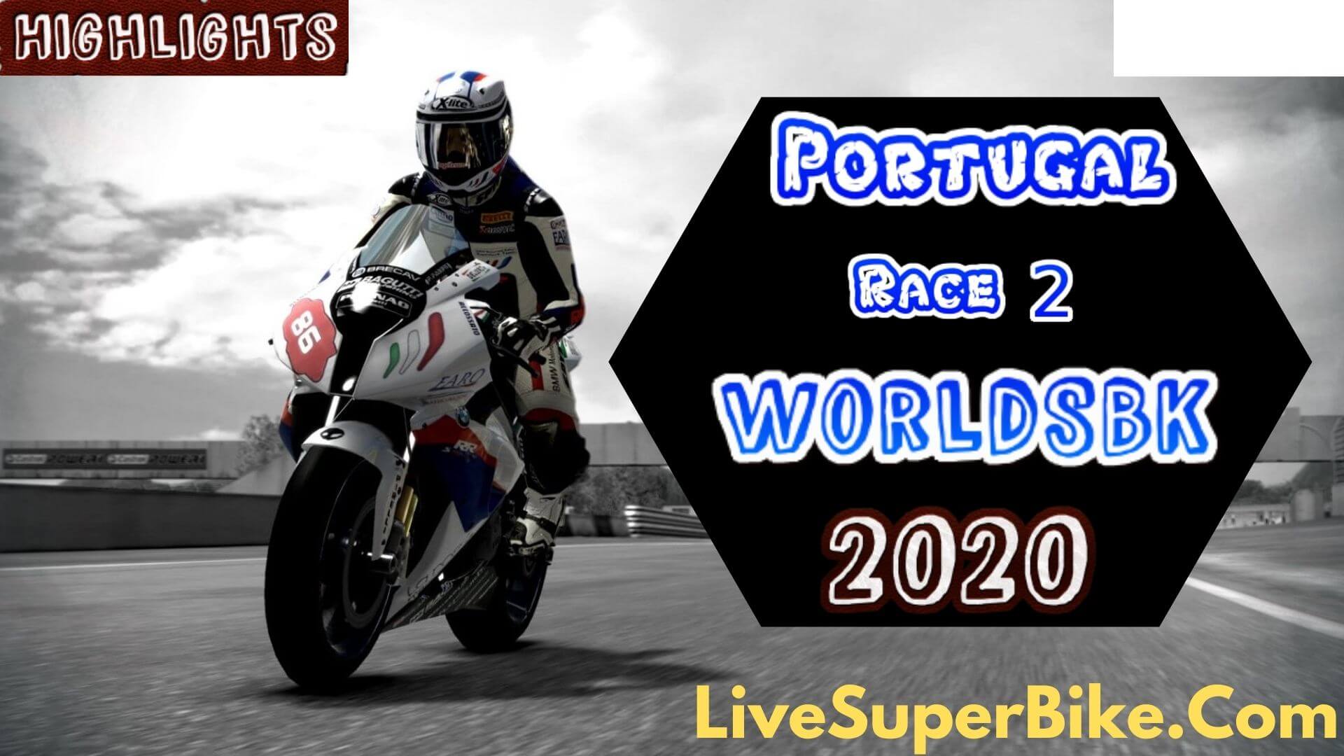 Portugal WorldSBK Race 2 Highlights 2020