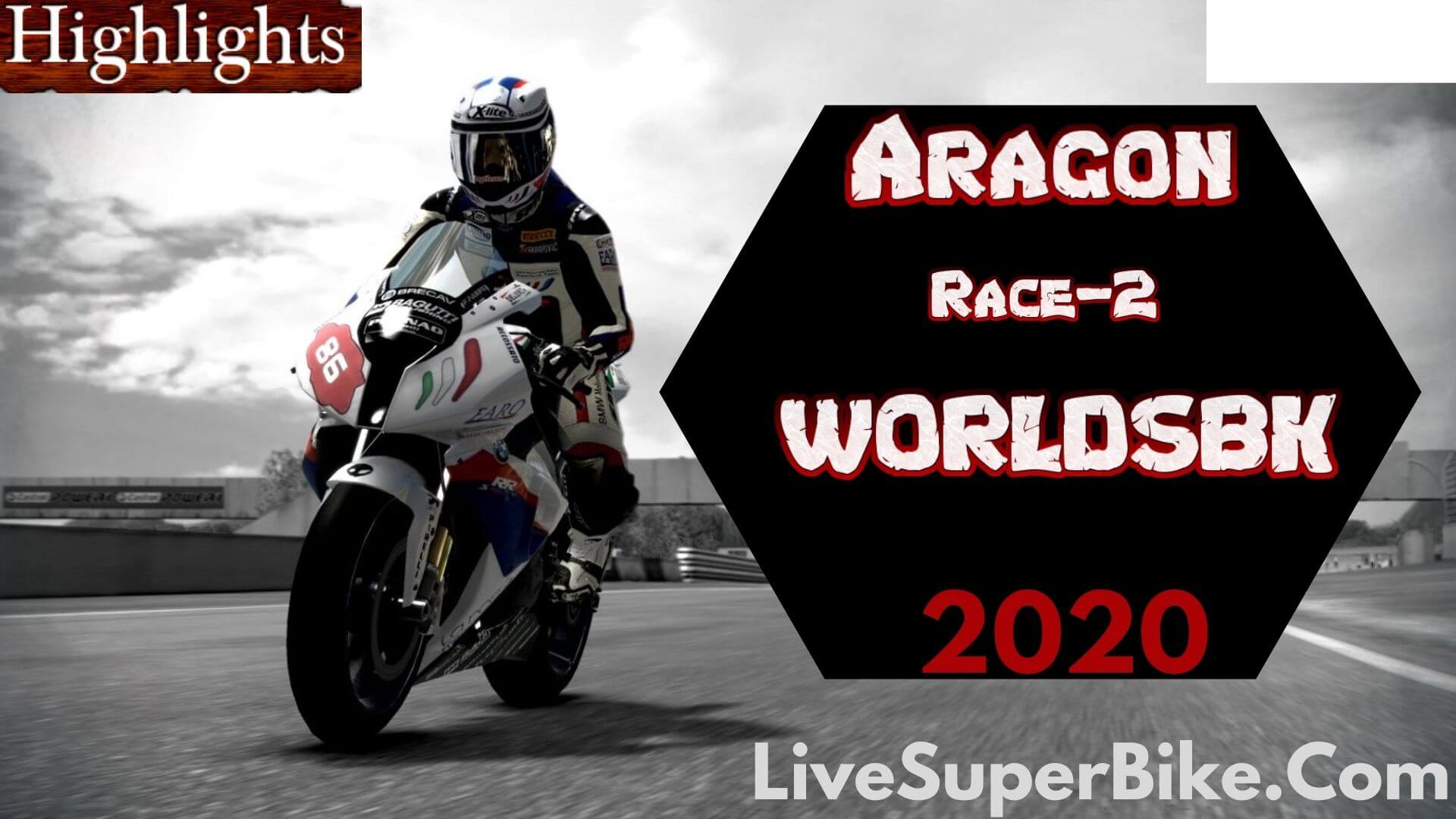 Aragon WorldSBK Race 2 Highlights 2020