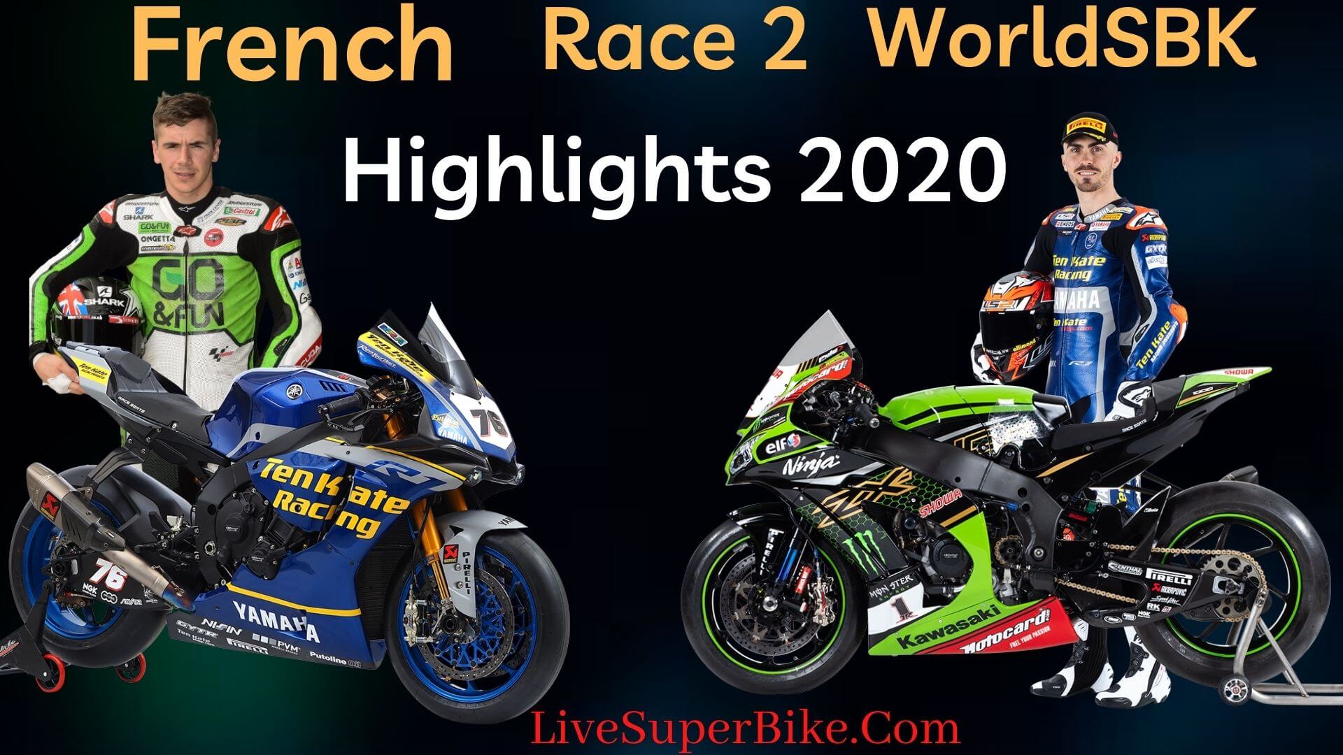 French WorldSBK Race 2 Highlights 2020