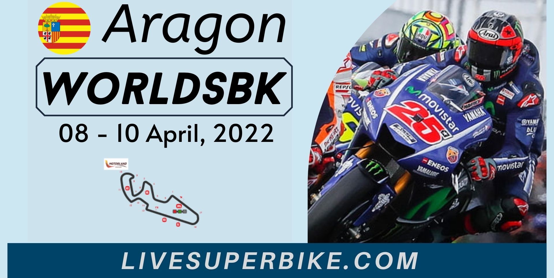 Watch WorldSBK Aragon Pirelli Racing Live Broadcast