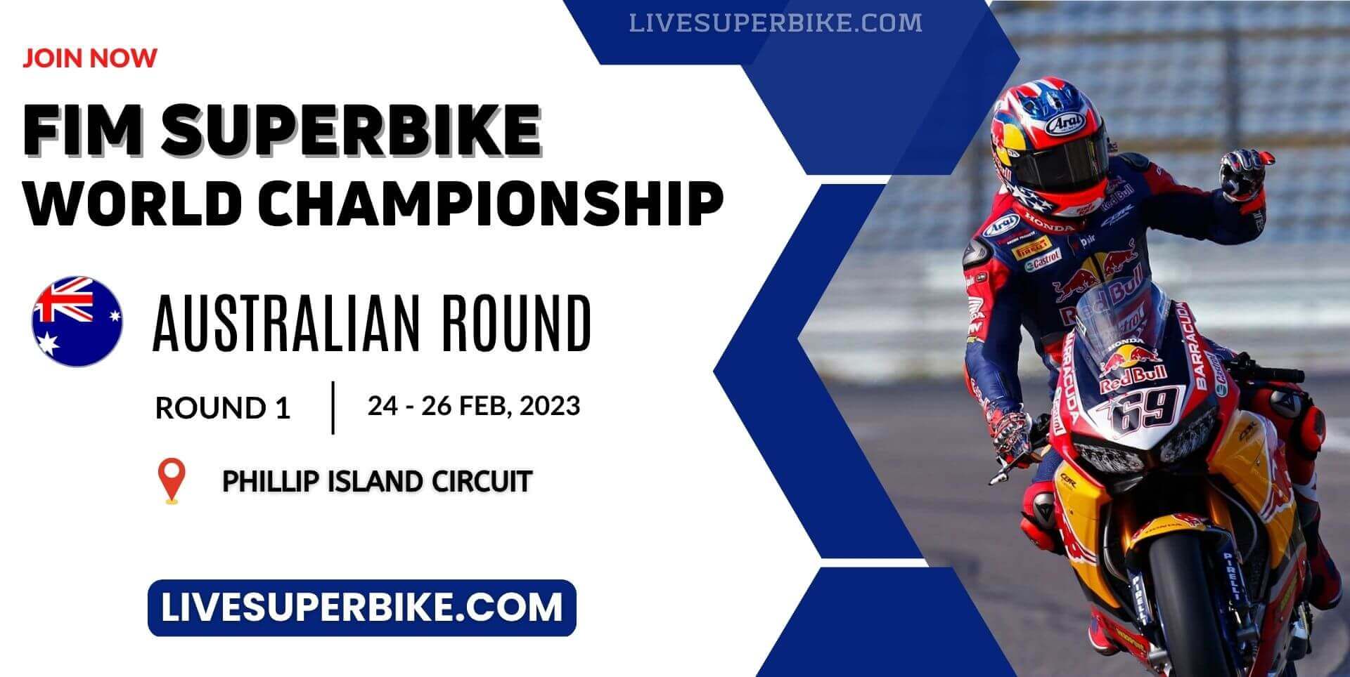 WSBK Yamaha Finance Australian Round Online Streaming