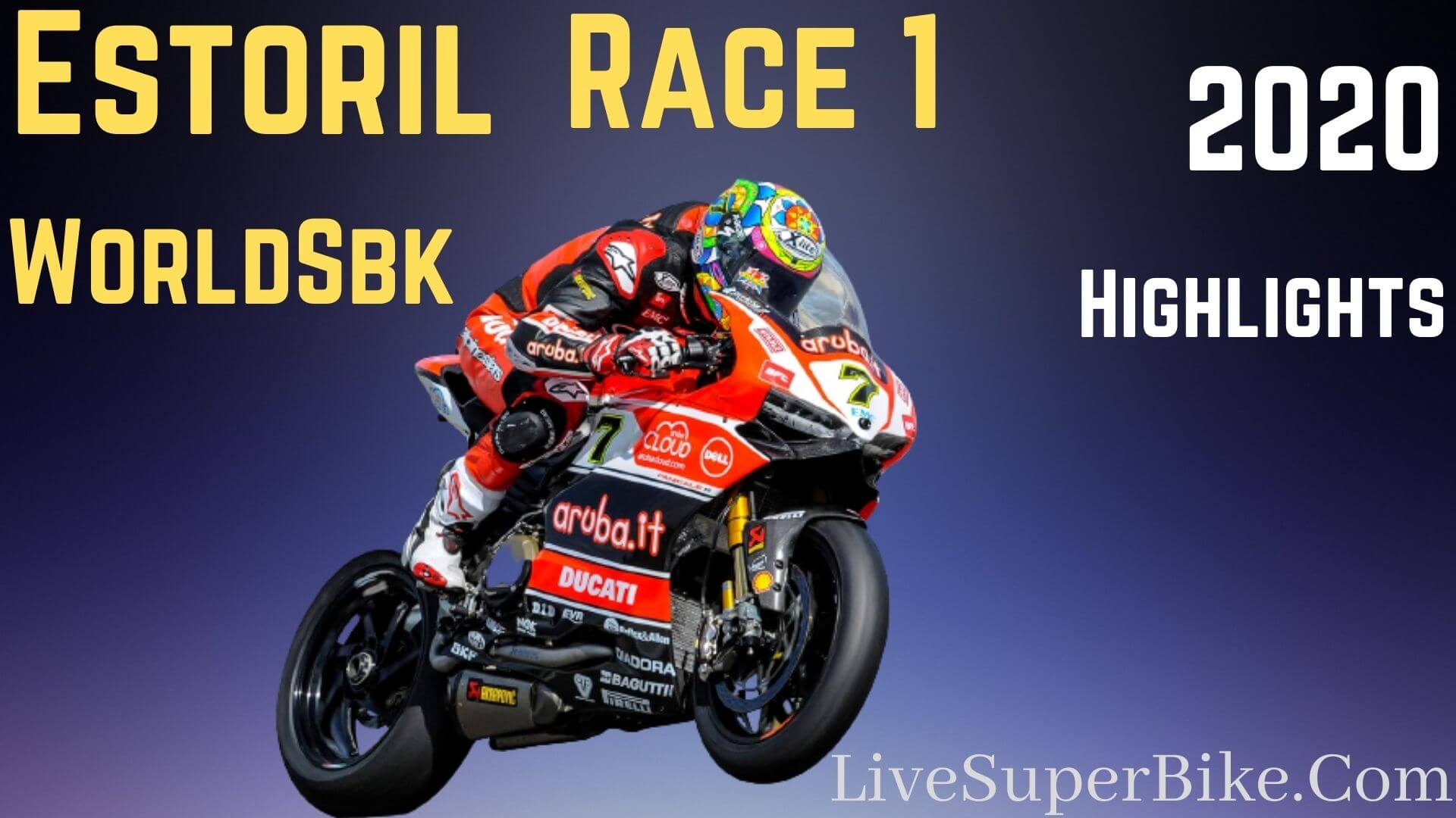 Estoril WorldSbk Race 1 Highlights 2020