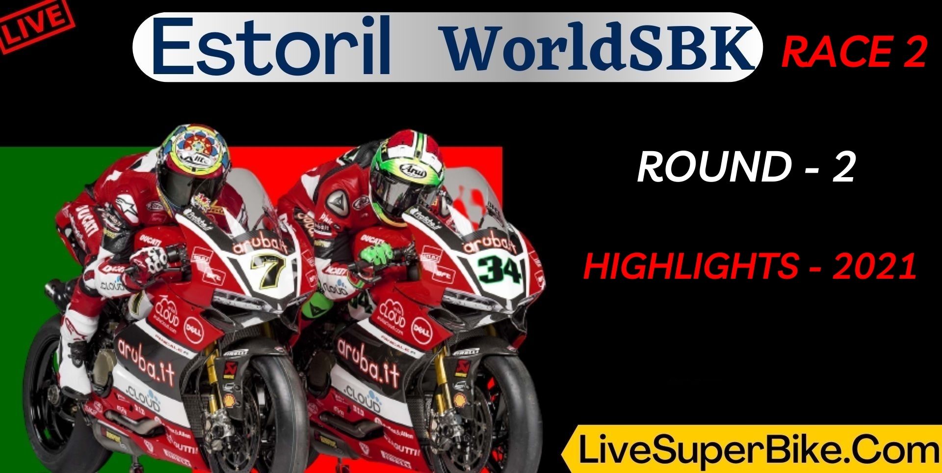 Estoril WorldSBK Race 2 Highlights 2021