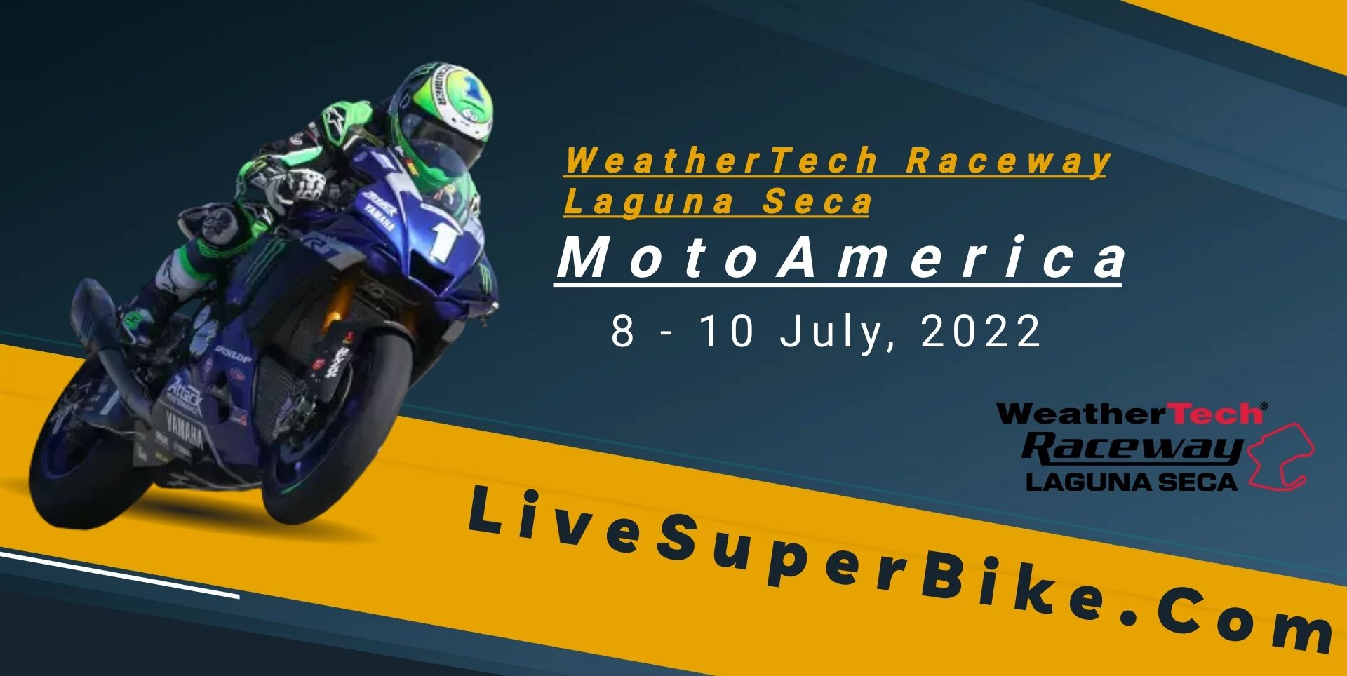 WeatherTech Raceway Laguna Seca Live 2022 | MotoAmerica slider