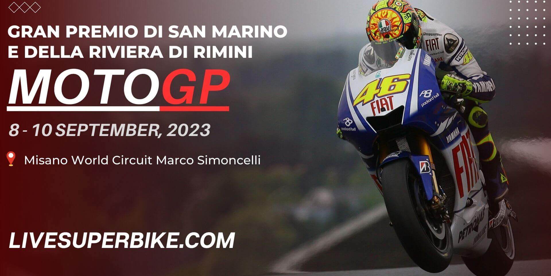 MotoGP San Marino Live Streaming 2023 - Full Race Replay